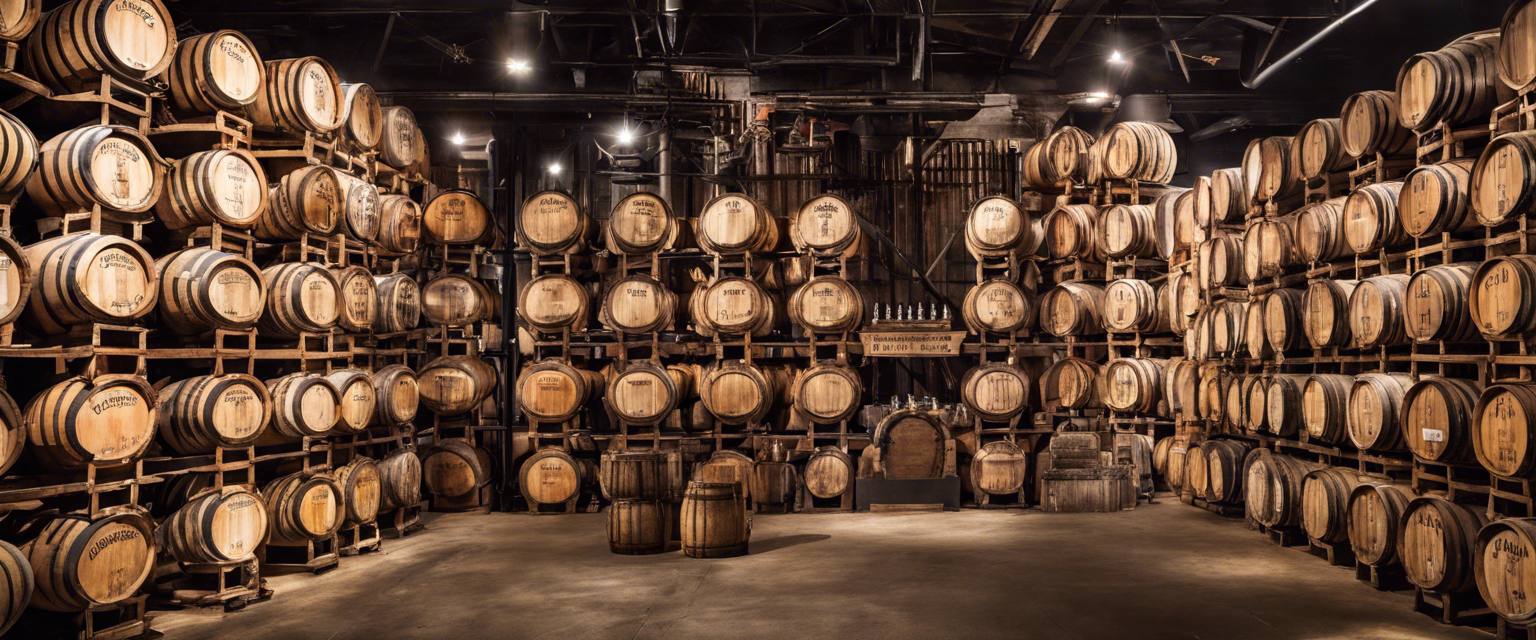 Bourbon Trail Louisville Barrels